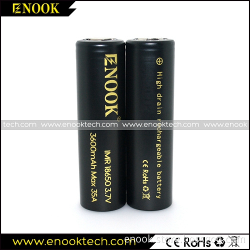 18650 High Capacity Enook 3600mAh max35A Battery